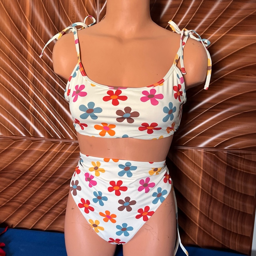 Floral Print Bikini Set